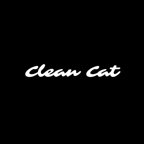 Black " Clean Cat " Tee